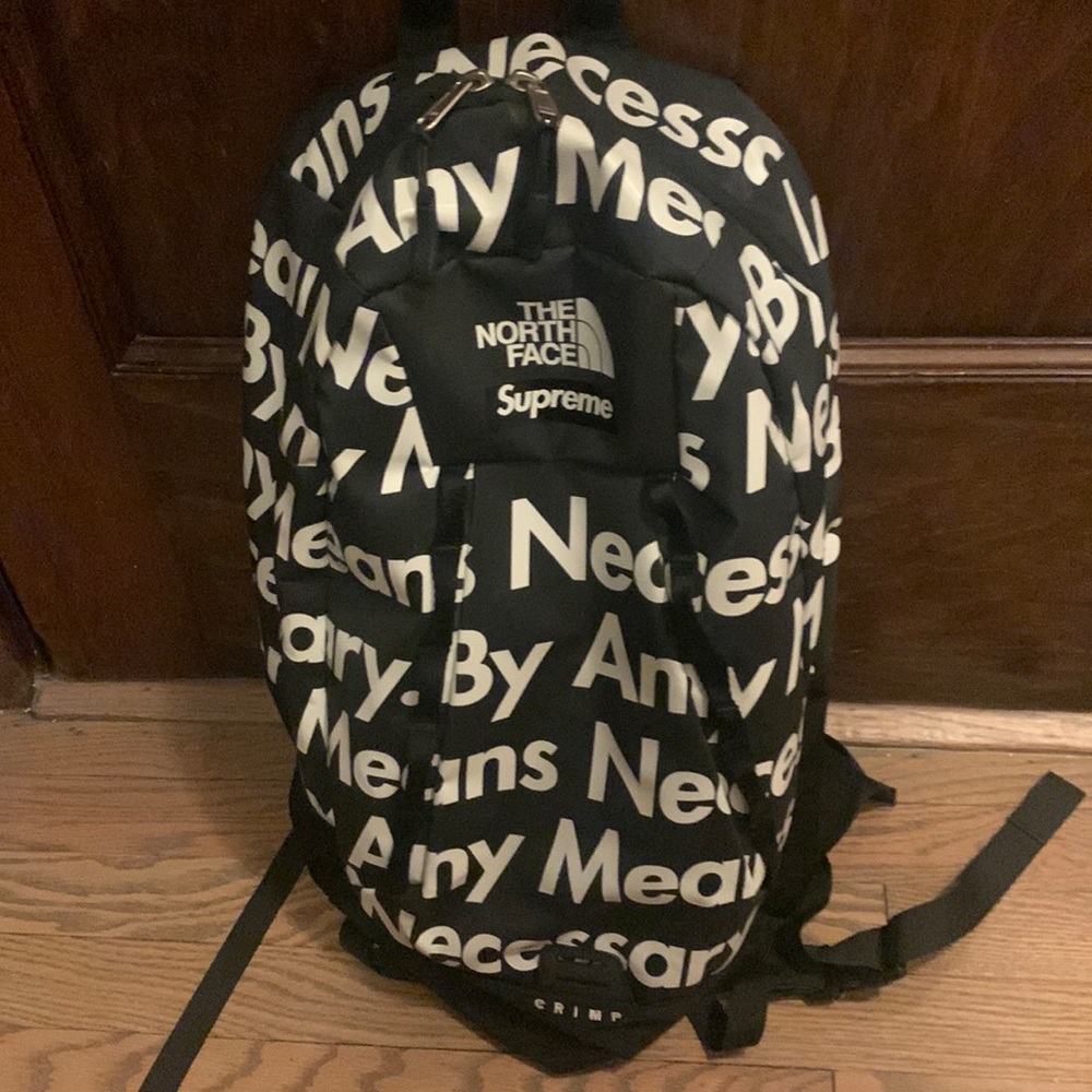 Supreme X North Face By Any Means Necessary backpack